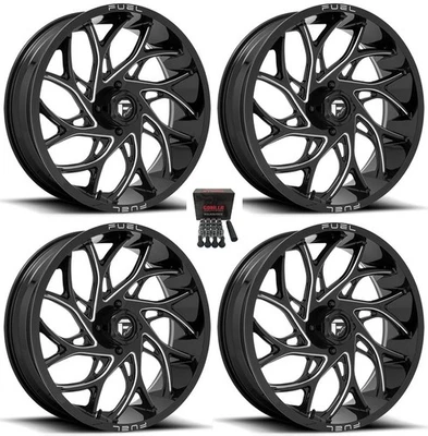 Fuel Runner 22" UTV Wheels Black +0mm Polaris RZR 1000 XP (4) - Image 1 of 3
