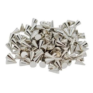 100Pcs Conic Rapid Rivets Studs Plastic Punk Sewing Fasteners Snap Rivets for - Picture 1 of 8