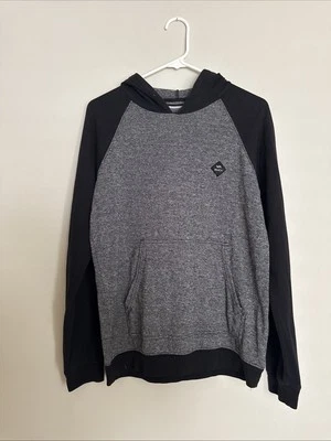 Sudadera con Capucha Pullover Gris RVCA Para Hombre Talla S Dos Tonos Cordón Foto 1 de 4