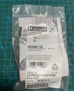 1 SZT NOWY VS-PPC-C1-RJ45-POBK-PG9-4Q5 W magazynie #YY - Zdjęcie 1 z 2