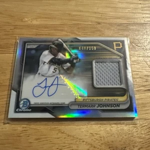 Bowman 2024 cromo - cromo auto reliquias Termarr Johnson #BCAR-TJ/150 (AU, MEM, - Imagen 1 de 2