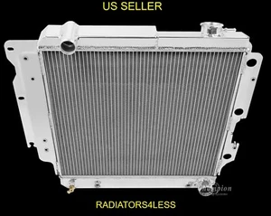 NEW CHAMPION 3 ROW ALL ALUMINUM RADIATOR 1987-2006 JEEP WRANGLER GM CHEVY ENGINE - Foto 1 di 3