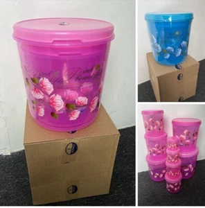 JOYO 9pcs Storewell Containers 25/50/100/200/300/500/750/1000/1500ml Pink / Blue - Picture 1 of 4