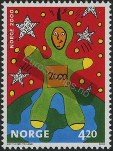 Norway 2000 (NK 1401, MI 1357, SC 1264) Children’s Art - MNH - Picture 1 of 1