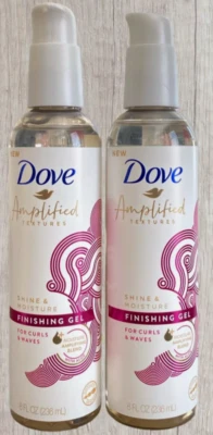 2 Dove Amplified Textures Shine & Moisture Finishing Gel for Curls & Waves, Aloe - Image 1 of 2