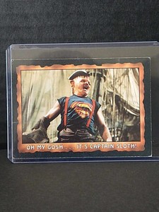 Goonies Sloth as Captain Sloth trading card from 1985