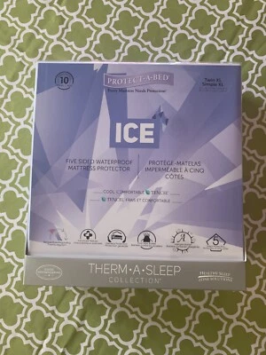 New Protect-A-Bed Ice Therma-Sleep 5-Sided Waterproof Mattress Protector Twin/XL - Изображение 1 из 4