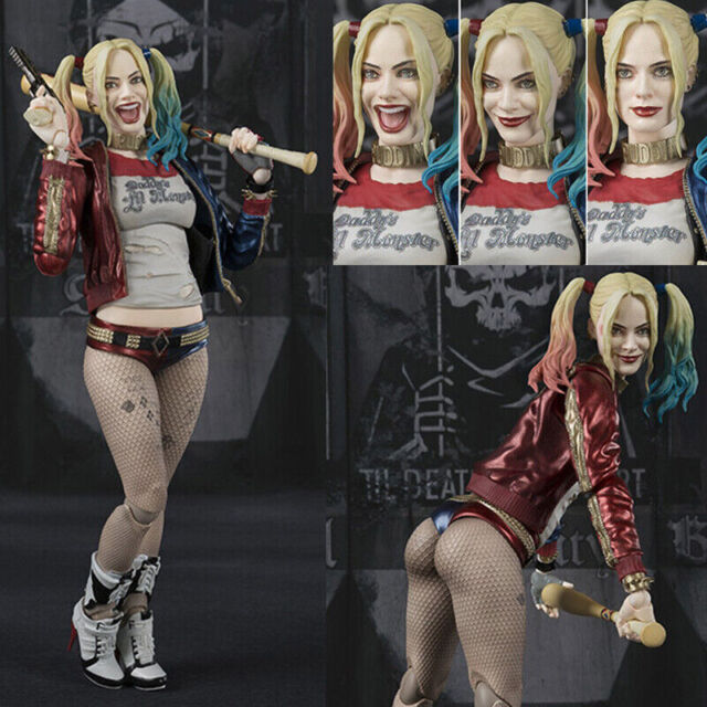 Boneca Arlequina Harley Quinn Action Figure Mafex Joker