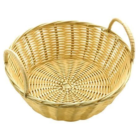 Storage Wicker Basket with Handle Decorative Organizer Bread Fruit Food Display - Image 1 of 1