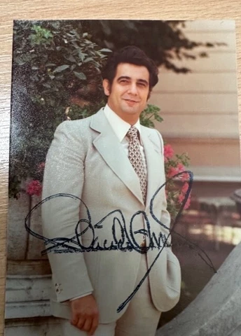 Opera Autographs Placido Domingo Legendary Spanish Opera Tenor Singer & Director Cover