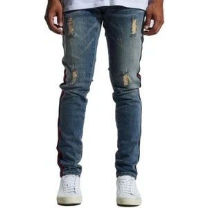 Embellish Pablo Denim Jeans in Blue - Picture 1 of 3