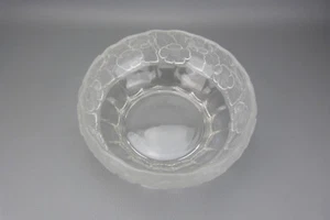 Ravissante coupe en Cristal décor floral Art Déco, Ø 20,5 cm, très jolie. - Bild 1 von 7