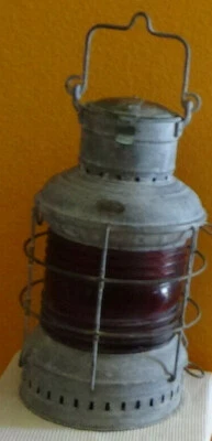 Perko Perkins Antique Nautical Maritime Lantern/Lamp - Image 1 of 4