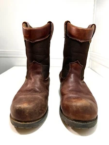 Lacrosse Youth Sz 6 US Wellington 8" Brown Leather Hyper Dry Core Waterproof - Picture 1 of 7