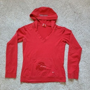 Nike Ohio State Buckeyes Hooded Pullover Womens Size Medium - Picture 1 of 9
