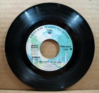 Debby Boone - You Light Up My Life/Hasta Manana (45 RPM, 1977, Warner Bros.) - Image 1 of 4