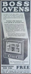Boss Ovens The Huenefeld Company 1928 Vintage Print Ad - Picture 1 of 1