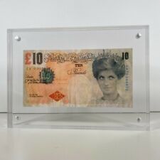 Banksy Princess Diana Imitation 10 Pound Note In Beautiful Clear Frame 5x7"