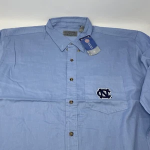 Campus Specialties North Carolina Tar Heels Long Sleeve Button Down Shirt - Picture 1 of 6