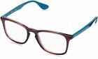 RayBan RX RB7074 5735 With Box 50 18 145 Brown With Blue Temple
