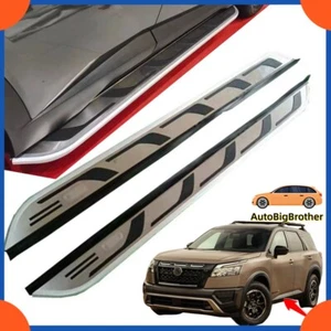 2PCS Running Boards Side Steps Nerf Bar Fits for Nissan Pathfinder 2022 2023 24 - Picture 1 of 5