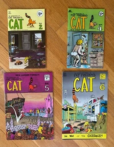 The Adventures of Fat Freddy's Cat (Book 2, 4, 5, & 6) 1980 Rip Off Press - Picture 1 of 13