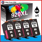 4Pk 920Xl 920 Xl Black Ink Cartridge Work With Hp Officejet 6500A Printer