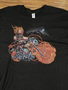Camiseta Hangman Adam Page AEW Camisetas de Lucha Profesional XL Negra Nueva Sin Etiquetas - Imagen 1 de 5