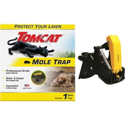 TOMCAT Protege tu césped Trampa para topos con resorte 0363210 Tomcat 1 paquete de plástico Foto 1 de 4