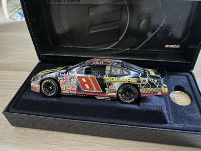 Kenny Wallace #81 Square D Lightning 1998 Ford Taurus Action NASCAR escala 1:24 Foto 1 de 4