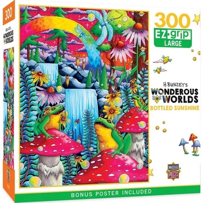 MasterPieces jigsaw puzzle; Bottled Sunshine; 300 lg pcs;  DAMAGED BOX;  50% off - Image 1 of 4