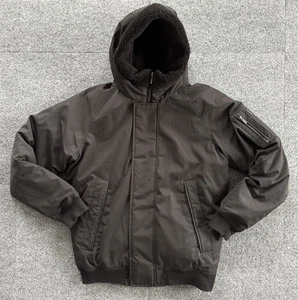 Sean John Herren SJ1734 Sherpa gefütterte Bomberjacke mit Kapuze Small schwarz - Bild 1 von 15