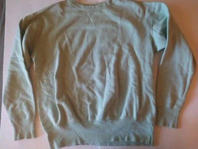 Sunray Sportswear рубашка мужская 44 большой зеленый петля колесо толстовка сделано в Японии  - Изображение 1 из 4