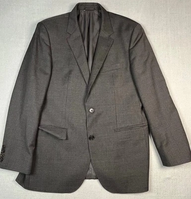 Blazer BOSS Hugo Boss The James4 carvão Glen xadrez mistura de lã 40R - Imagem 1 de 4