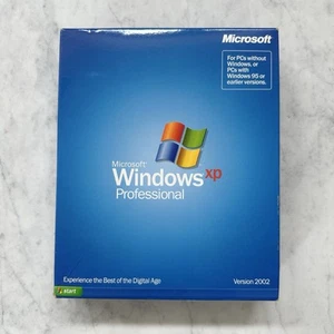 Microsoft Windows XP Professional English Sealed New Full Retail Box Made In USA - Afbeelding 1 van 9