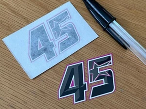 Scott Redding Rennnummer 45 - (sehr kleines Paar) 2025 - UK VERKÄUFER - Bild 1 von 1