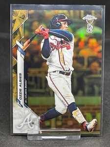 2020 Topps Chrome Ben Baller Edition Ozzie Albies #62 Gold Refractor 14/50