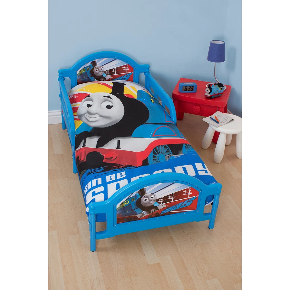 Thomas die kleine Lokomotive & i Suoi Amici Junior-Baby-Bettwäsche 150x120 Nuovo - Immagine 1 di 1