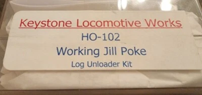 Keystone Locomotive Works HO-102 Working Jill Poke Log Unloader Kit - Image 1 of 3
