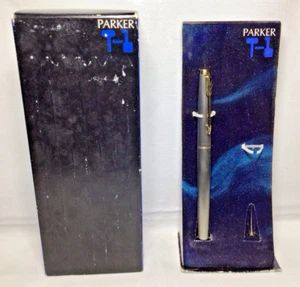 Parker T-1 Fountain Pen New Old Stock In It's Original Display Packaging LOOK!!! - Picture 1 of 12