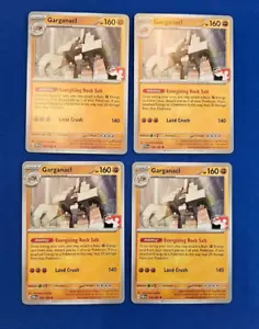 Garganacl x4 Play! Pokemon Prize Pack Series 5 Non-Holo Stamped Promo 104/182 NM - Picture 1 of 2