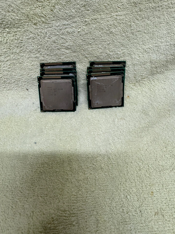 Lot of 8 Intel Core i3-2100 3.10GHz LGA 1155 Desktop Processor CPU SR05C - Image 1 of 1