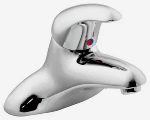 MOEN 8414 Commercial M-Dure Lavatory FAUCET W/Popus Drain Chrome - Picture 1 of 1