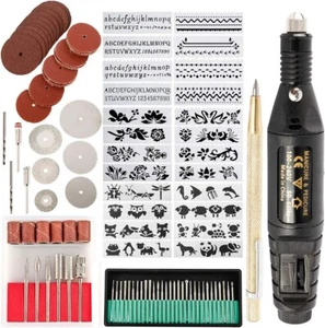 Kit de herramientas de grabado de 108 piezas, herramienta micro grabadora eléctrica multifuncional con cable - Imagen 1 de 7