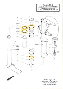 KIT JOINTS TRAIN D'ATTERRISSAGE JODEL/ROBIN DR300/DR400 - Photo 1/1