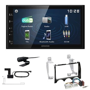 Kenwood 2DIN DAB+ Autoradio für Hyundai Genesis ab 2012 piano black - Bild 1 von 5