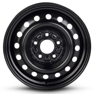 New Wheel For 2007-2012 Hyundai Elantra 15 Inch Black Steel Rim - Image 1 of 4