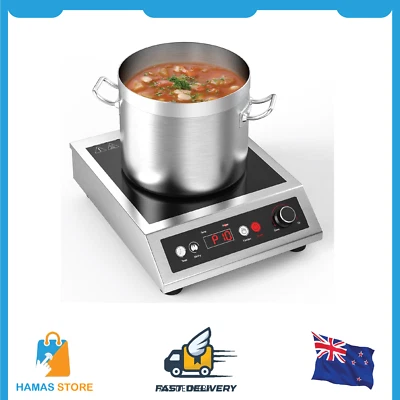 Induction Cooktop, 3500W Commercial Grade Portable Cooker, 18/10 Stainless Steel - image 1 of 4