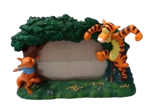 Marco de fotos de colección Disney Winnie The Pooh Tigger Roo Bobbles Noder Head - Imagen 1 de 10