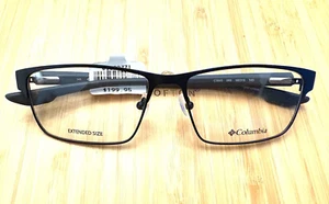 Columbia C3003 002 Matte Black Rectangle Eyeglasses/Frames 58-16-145 with Case - Picture 1 of 4